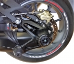 Felgenrandaufkleber zweifarbig mit Typenbezeichnung weiß / rot